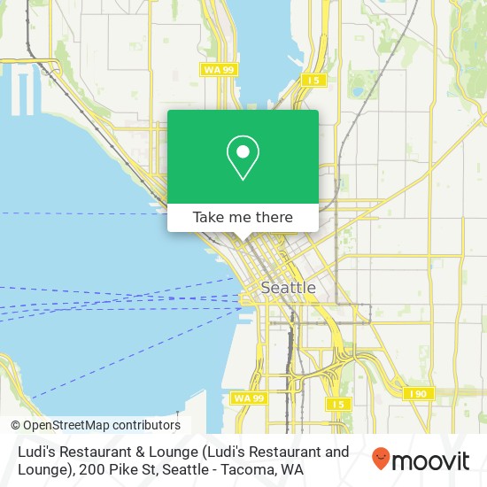 Mapa de Ludi's Restaurant & Lounge (Ludi's Restaurant and Lounge), 200 Pike St