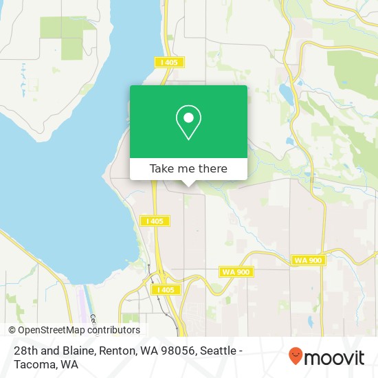 28th and Blaine, Renton, WA 98056 map