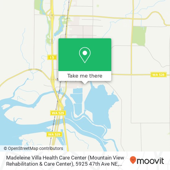 Madeleine Villa Health Care Center (Mountain View Rehabilitation & Care Center), 5925 47th Ave NE map