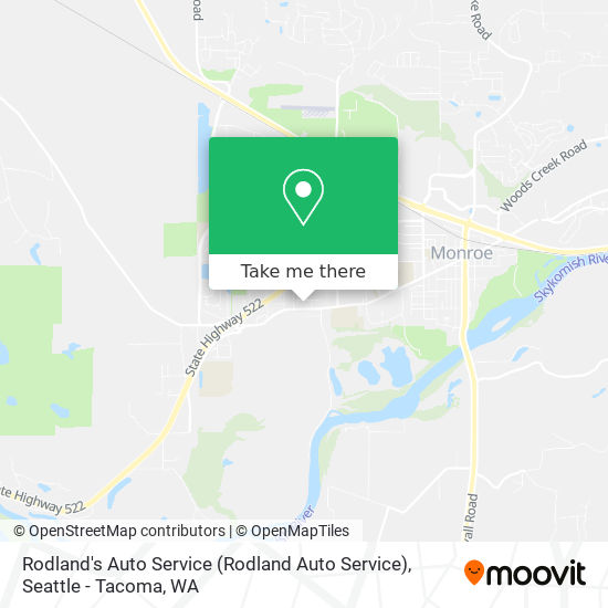 Mapa de Rodland's Auto Service
