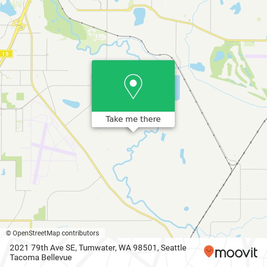 Mapa de 2021 79th Ave SE, Tumwater, WA 98501