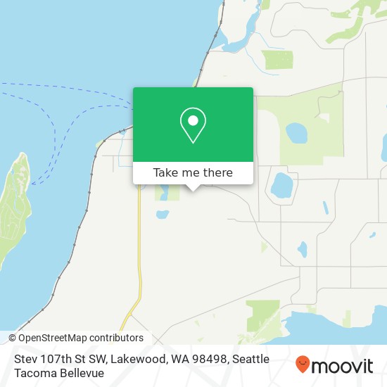 Stev 107th St SW, Lakewood, WA 98498 map