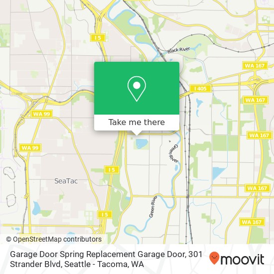 Mapa de Garage Door Spring Replacement Garage Door, 301 Strander Blvd