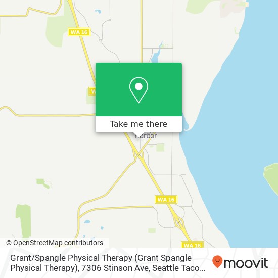 Mapa de Grant / Spangle Physical Therapy (Grant Spangle Physical Therapy), 7306 Stinson Ave