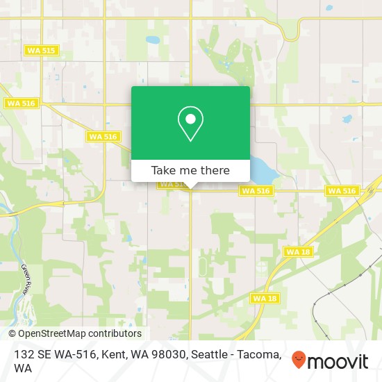 132 SE WA-516, Kent, WA 98030 map