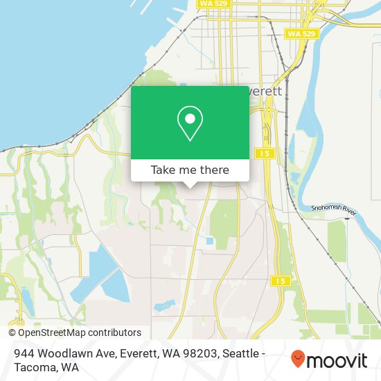 944 Woodlawn Ave, Everett, WA 98203 map