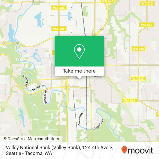 Mapa de Valley National Bank (Valley Bank), 124 4th Ave S