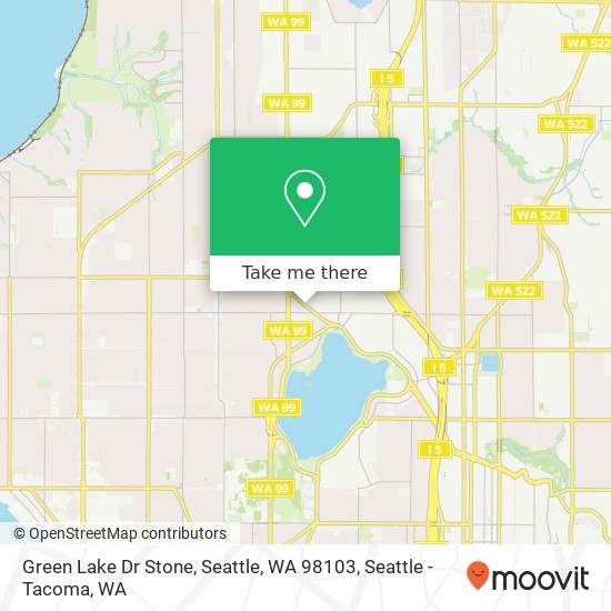 Green Lake Dr Stone, Seattle, WA 98103 map