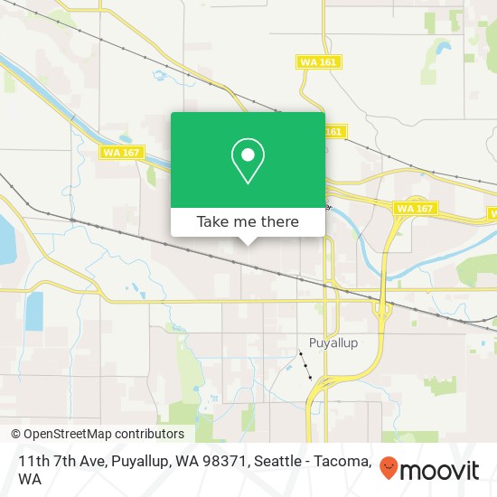 11th 7th Ave, Puyallup, WA 98371 map