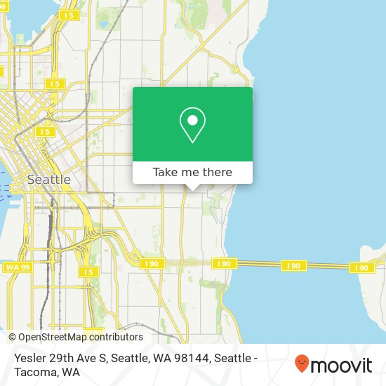 Yesler 29th Ave S, Seattle, WA 98144 map