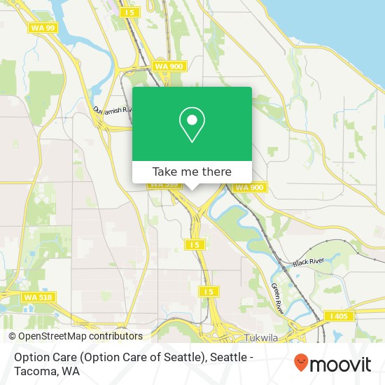 Mapa de Option Care (Option Care of Seattle)