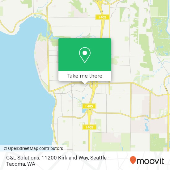 Mapa de G&L Solutions, 11200 Kirkland Way