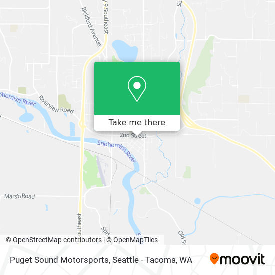 Puget Sound Motorsports map