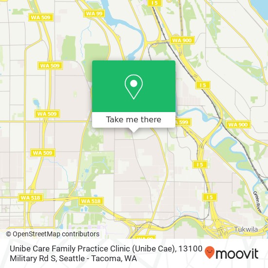Mapa de Unibe Care Family Practice Clinic (Unibe Cae), 13100 Military Rd S