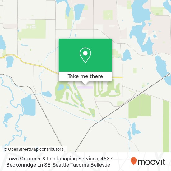 Mapa de Lawn Groomer & Landscaping Services, 4537 Beckonridge Ln SE