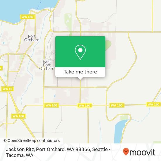 Mapa de Jackson Ritz, Port Orchard, WA 98366