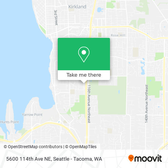 Mapa de 5600 114th Ave NE