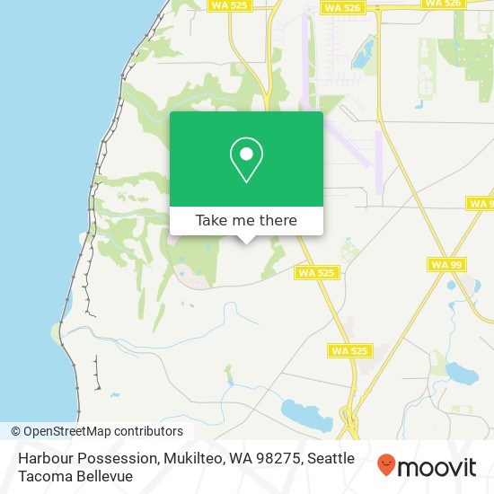 Mapa de Harbour Possession, Mukilteo, WA 98275