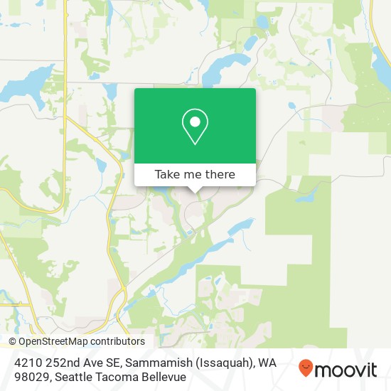 4210 252nd Ave SE, Sammamish (Issaquah), WA 98029 map