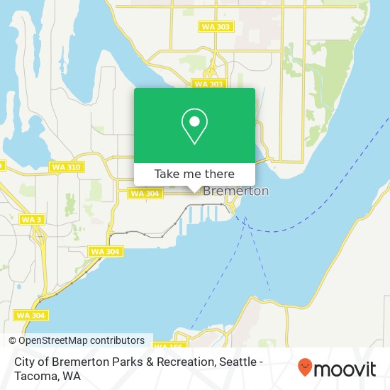 City of Bremerton Parks & Recreation map