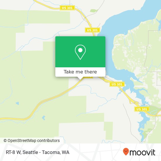 Mapa de RT-8 W, Olympia, WA 98512