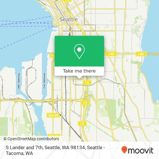 Mapa de S Lander and 7th, Seattle, WA 98134
