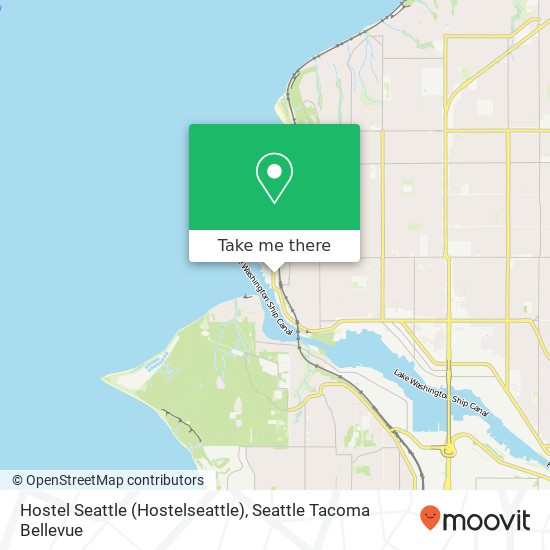 Mapa de Hostel Seattle (Hostelseattle)