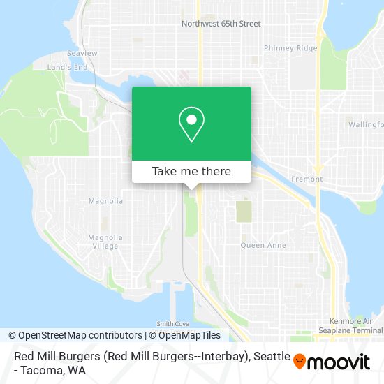 Mapa de Red Mill Burgers