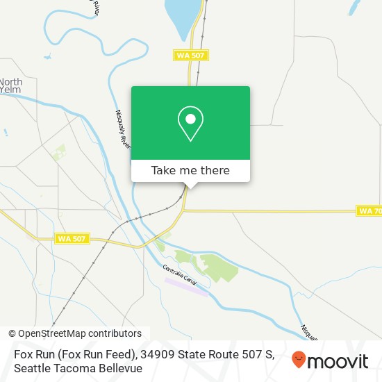 Mapa de Fox Run (Fox Run Feed), 34909 State Route 507 S