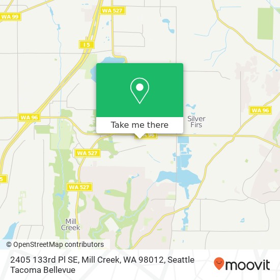 2405 133rd Pl SE, Mill Creek, WA 98012 map