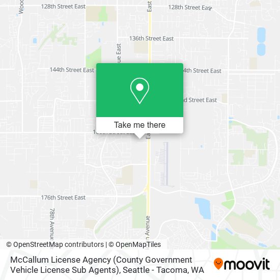McCallum License Agency (County Government Vehicle License Sub Agents) map