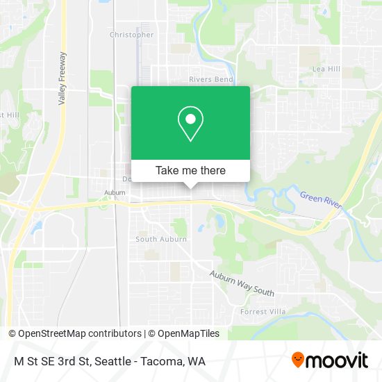 M St SE 3rd St map