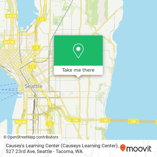 Mapa de Causey's Learning Center (Causeys Learning Center), 527 23rd Ave