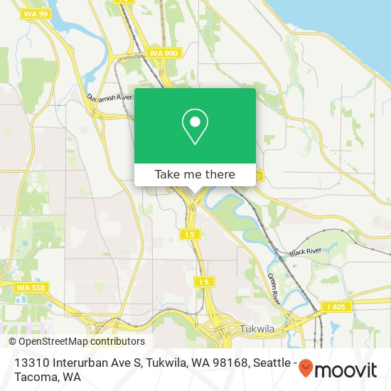 13310 Interurban Ave S, Tukwila, WA 98168 map