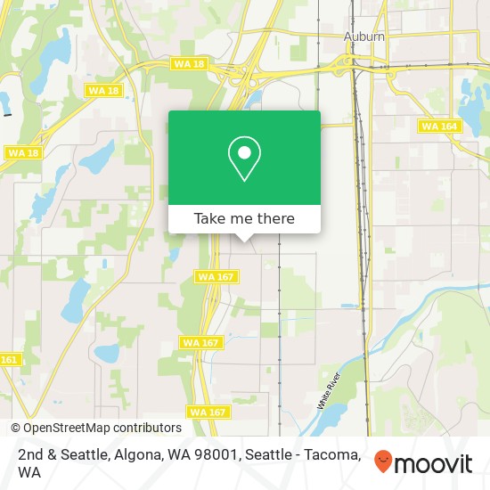 2nd & Seattle, Algona, WA 98001 map