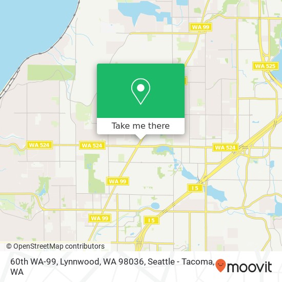 Mapa de 60th WA-99, Lynnwood, WA 98036