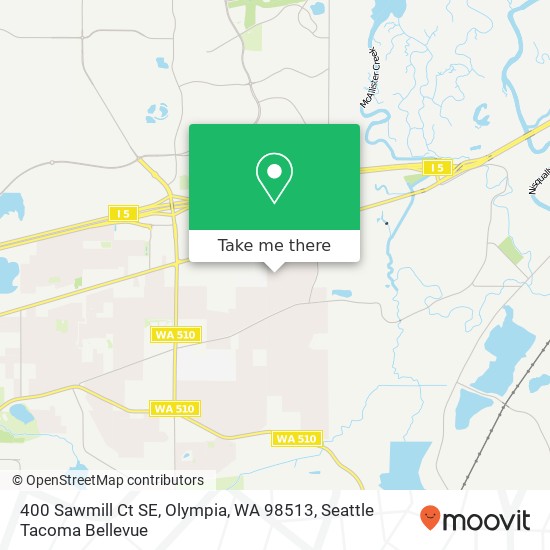 400 Sawmill Ct SE, Olympia, WA 98513 map