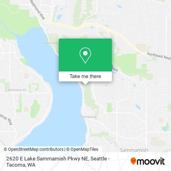 2620 E Lake Sammamish Pkwy NE, Sammamish (REDMOND), WA 98074 map