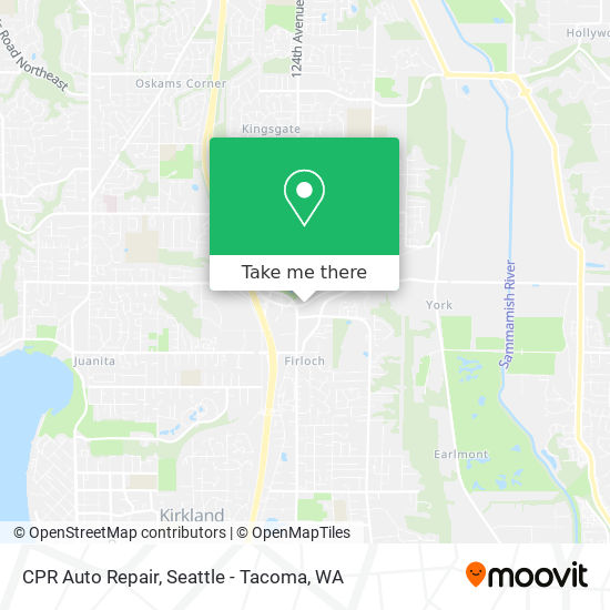 CPR Auto Repair map