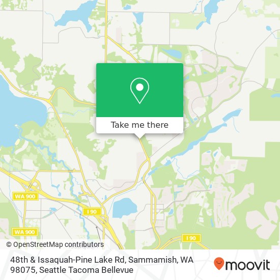 Mapa de 48th & Issaquah-Pine Lake Rd, Sammamish, WA 98075