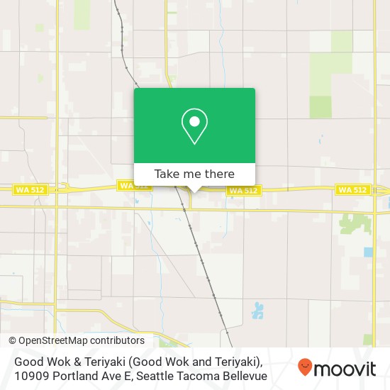 Mapa de Good Wok & Teriyaki (Good Wok and Teriyaki), 10909 Portland Ave E