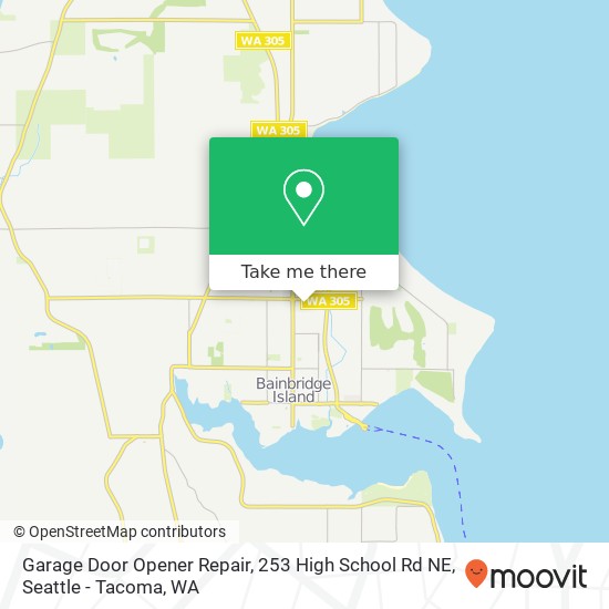 Garage Door Opener Repair, 253 High School Rd NE map