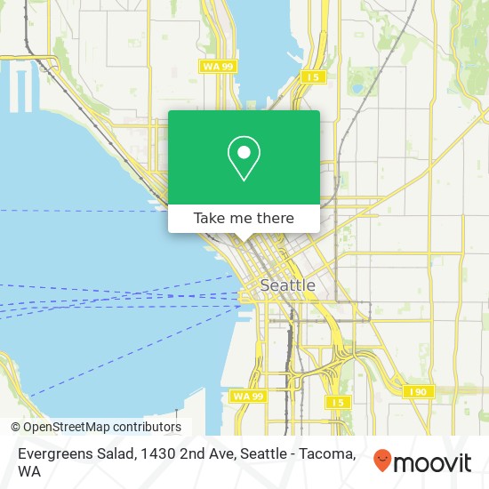 Evergreens Salad, 1430 2nd Ave map