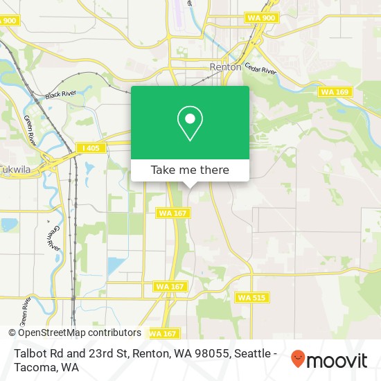 Talbot Rd and 23rd St, Renton, WA 98055 map