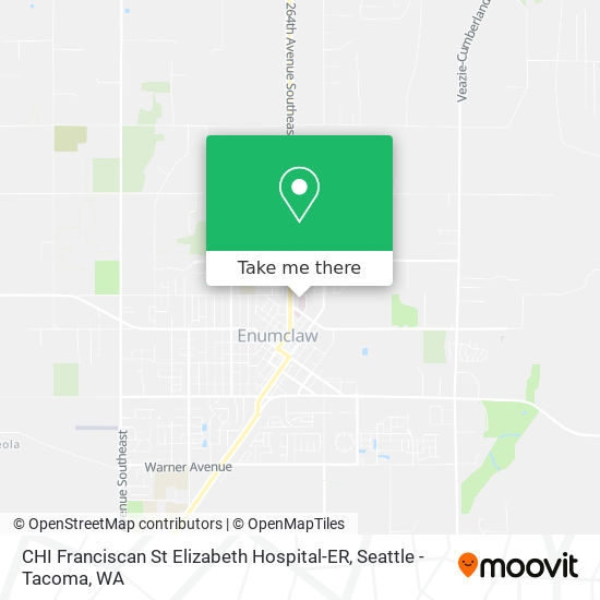 Mapa de CHI Franciscan St Elizabeth Hospital-ER