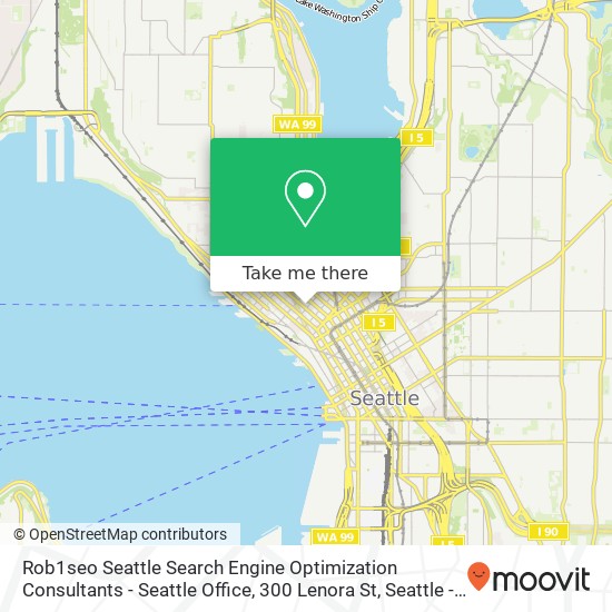 Mapa de Rob1seo Seattle Search Engine Optimization Consultants - Seattle Office, 300 Lenora St