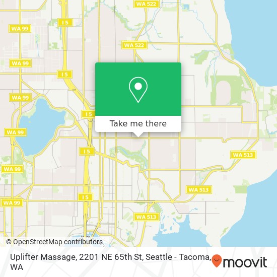 Uplifter Massage, 2201 NE 65th St map