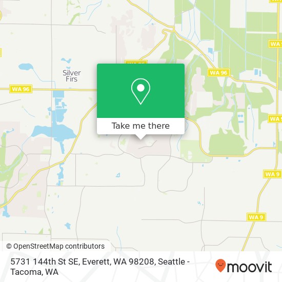 Mapa de 5731 144th St SE, Everett, WA 98208