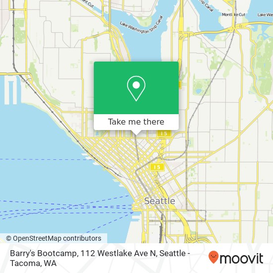 Barry's Bootcamp, 112 Westlake Ave N map