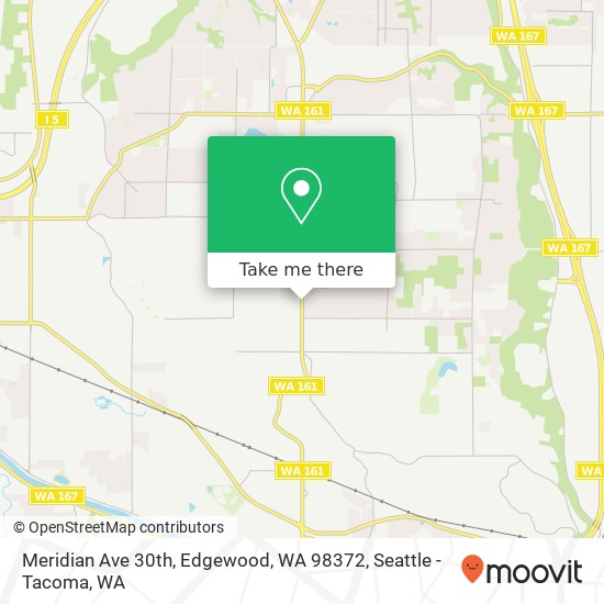 Meridian Ave 30th, Edgewood, WA 98372 map